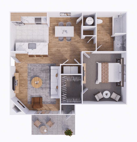 St. Charles Floor Plan at The Township, Kansas City, Missouri